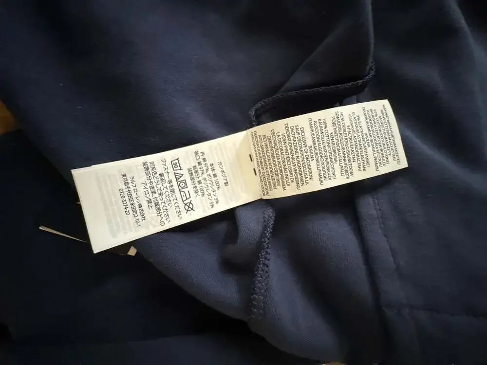 Polo Ralph Lauren Track Jacket Navy Blue Red Pony White Stripes Zip-Up